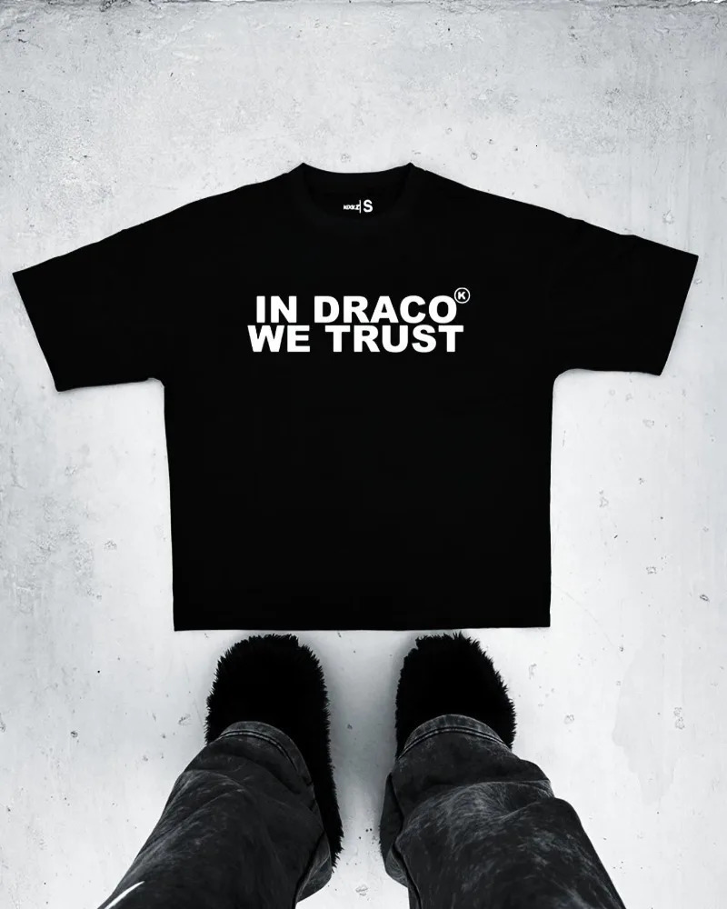 American High Street Fashion Machine Gun Alphabet Print Oversized Tshirt for Men Y2k Harajuku Goth Style Casual Shirt 241217