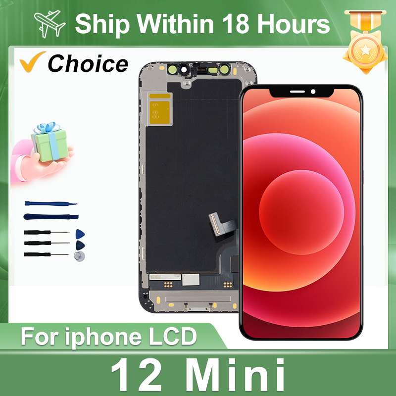 AAA+ OLED Pantalla For iPhone 12 Mini 2025 LCD Display Incell With 3D Touch Screen Replacement Digitizer Assembly Factory Display