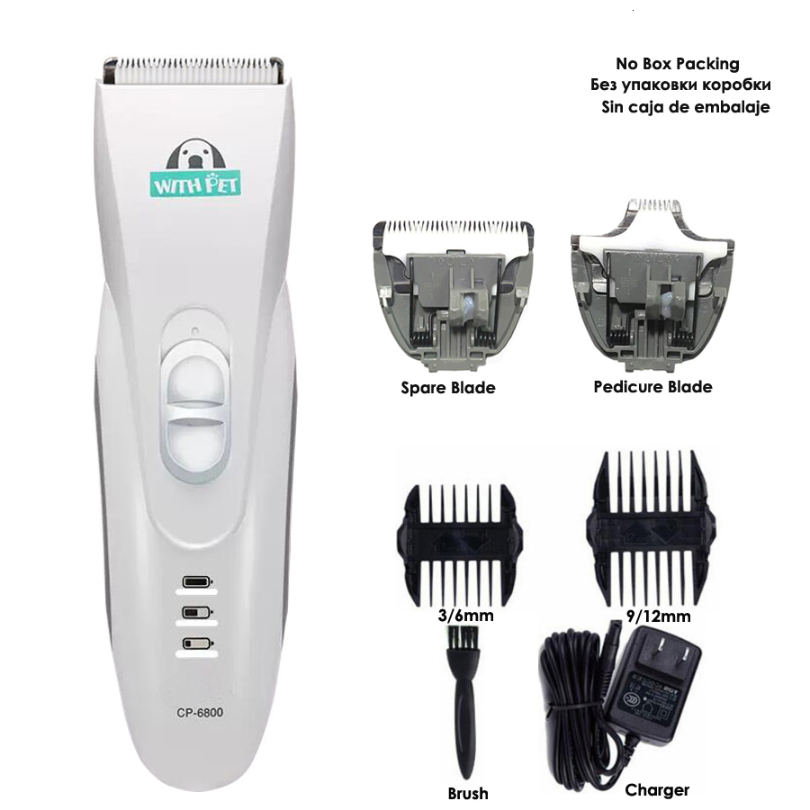 Cp6800 Dog Trimmer Professional Electric Pet Hair Clipper Rechargeable Shaver Cat Grooming Hine Styg Carved Cutter