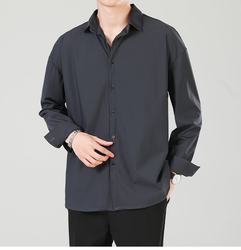 M12262 Japanese men's casual shirts spring and autumn new