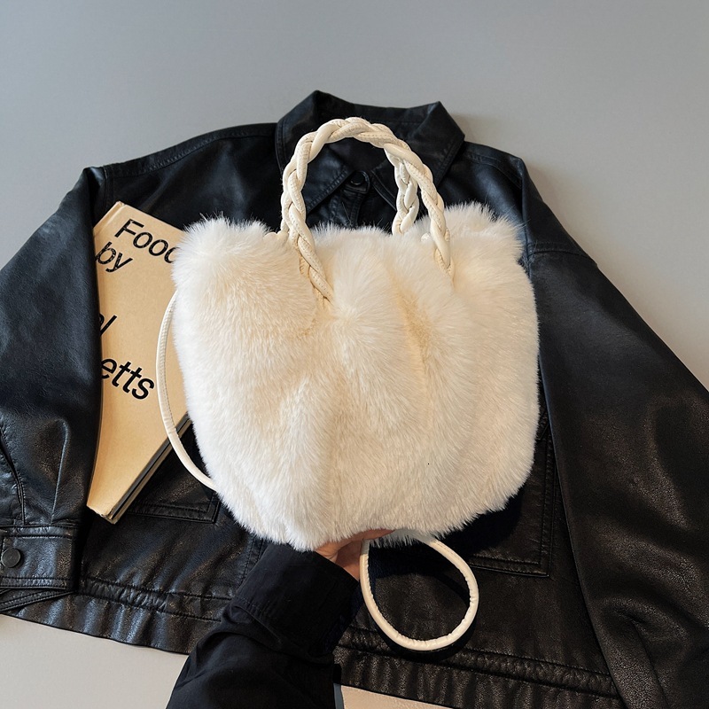 New Wrinkle Cloud Plush Handbag Autumn Winter New Designer Multi leisure functional trend Design Sense Shoulder Crossbody Bag