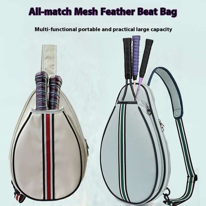 Korean Version Badminton With High Aesthetic Value, Outdoor Sports Tennis Bag, Lightweight Single Shoulder, And Storage Bag For Pick Rackets