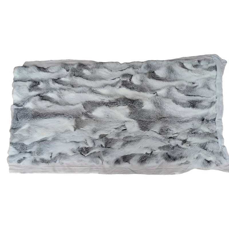 1Pcs Thicken Rabbit Fur Plush Blanket Soft Furry Comfortable Sofa Nap Rugs Bedroom Warm Blanket Home Decor 100x50cmXJ241220