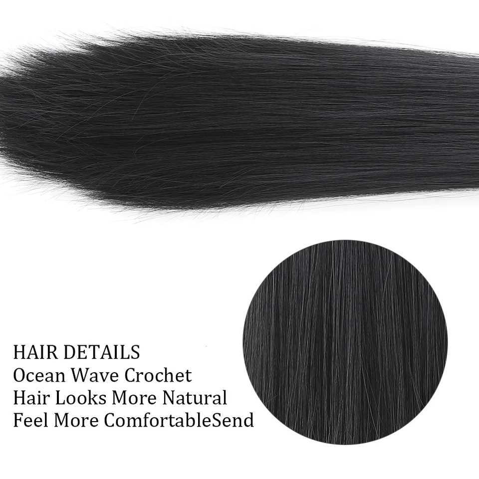 Ponytail Extension Claw Straight Clip in Hairpiece Ponytail Hair Extensions Long Pony Tail Synthetic for WomenXJ241221