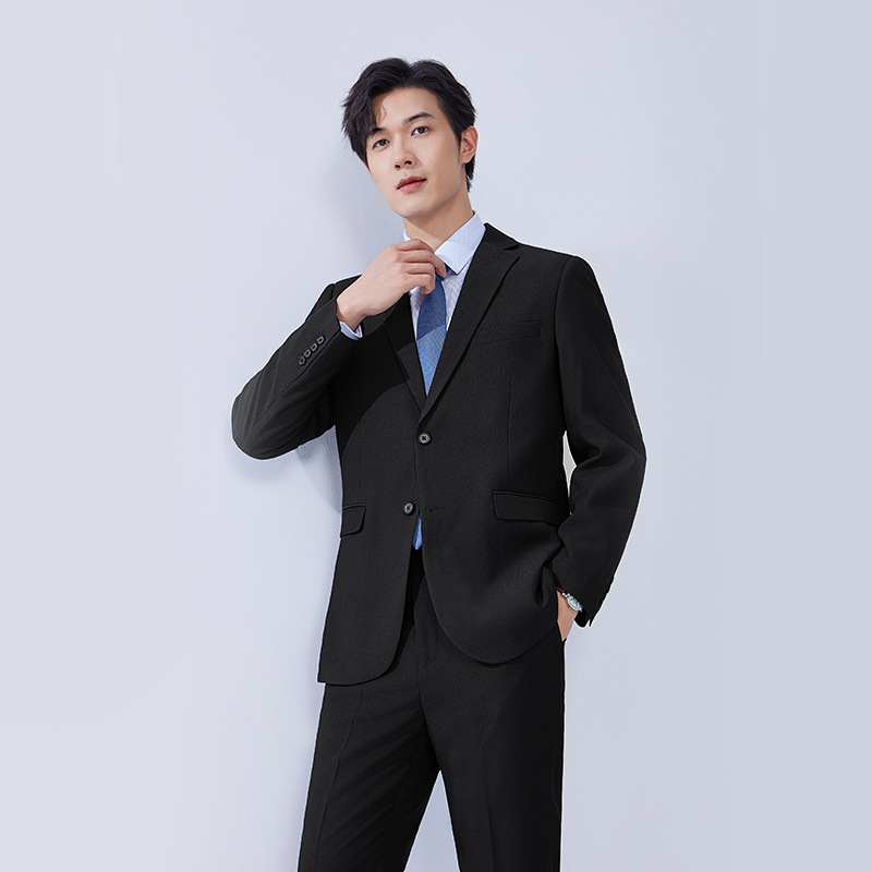 X1221Spring autumn winter wedding groom suit men's government civil servant work clothes