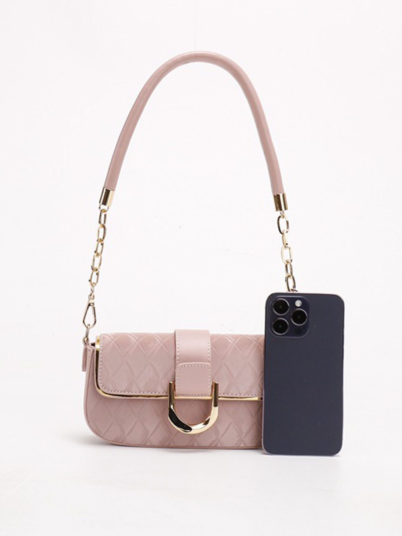 New white collar high end armpit new minimalist style designer shoulder bag crossbody bag sweet small square bag