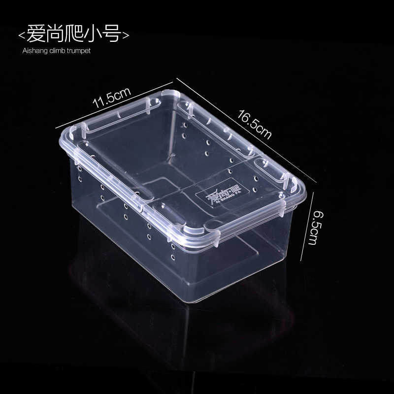 Other Pet Supplies Climbing pet feeding box turtle tank with sun terrace to avoid spiders crabs horned frogs palace keeping box snail climbing pet fee
