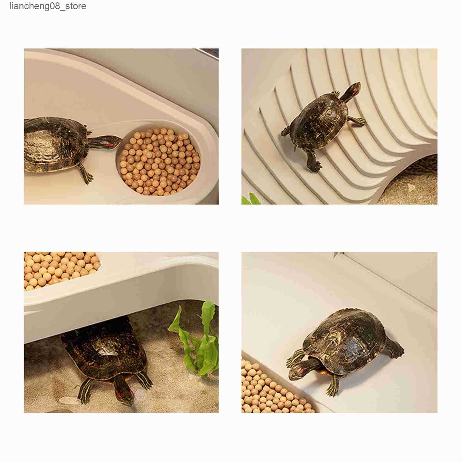 Other Pet Supplies Full view of turtle aquarium visually easy to replace water turtle aquarium frog habitat hermit crab turtle terrain lizard L240910