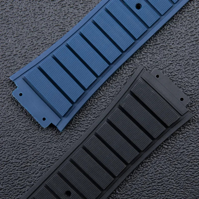 29x19mm Soft Nature Big Wrist Watchband For Strap King Power Series Watch Band Mens Waterproof Bracelet Watch Accessorie 241220