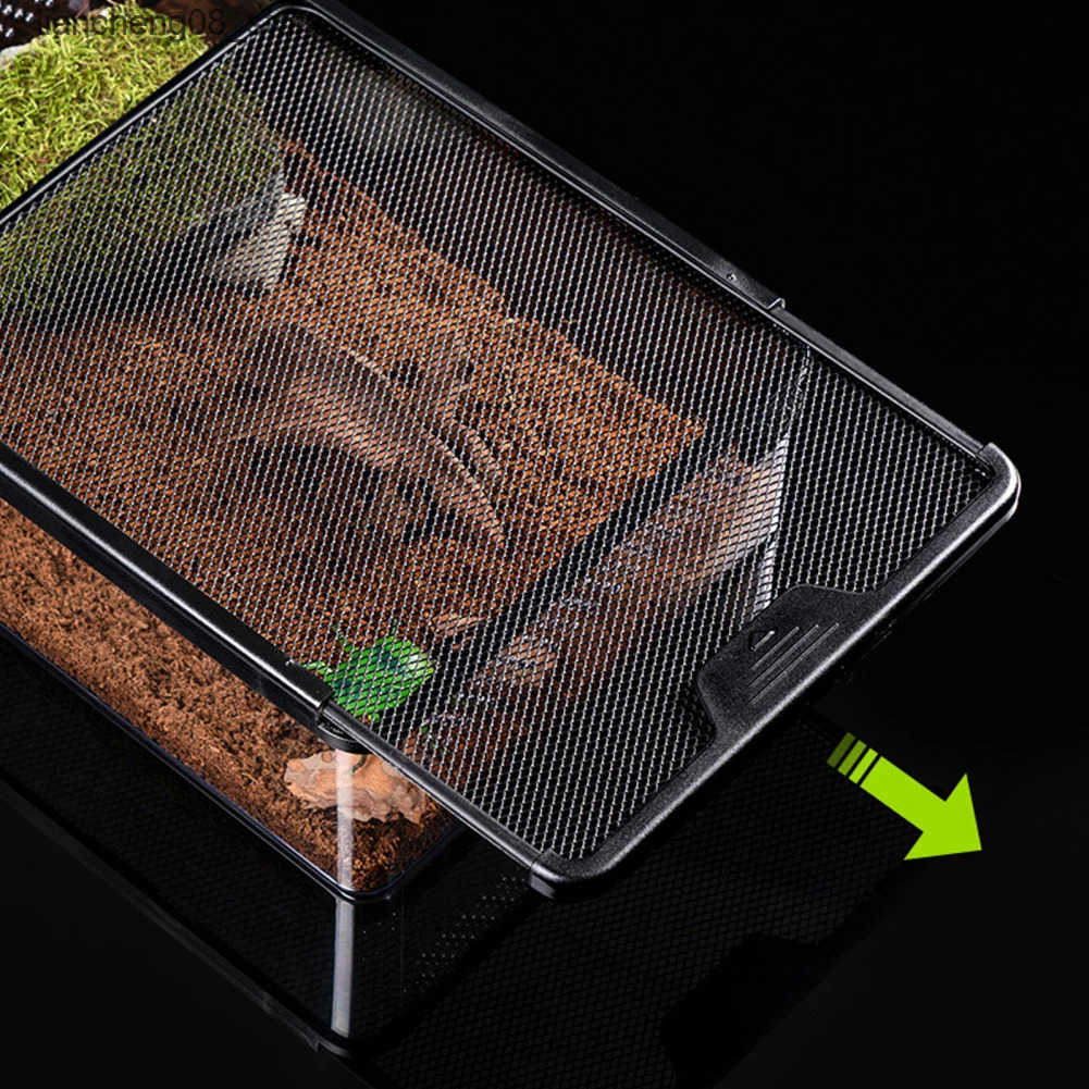 Other Pet Supplies A panoramic aquarium with breathable turtle jars fish tanks multifunctional areas and small pet reptile boxes for reptiles L240910