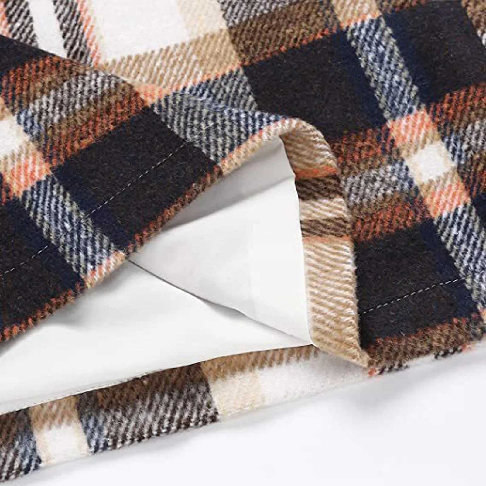 Womens High Waist Plaid Skirts Slim Fit Bodycon Pencil Wool Mini Skirts Autumn Winter Streetwear Ladies Skirts Ropa De jerXJ241221
