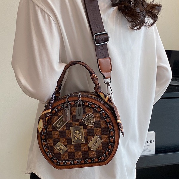 Free Shipping Free Shipping Single Shoulder Bag For Women Round Printing Handbag Single Shoulder Crossbody Bag Designer Bag Luxury Bag Tote Bag