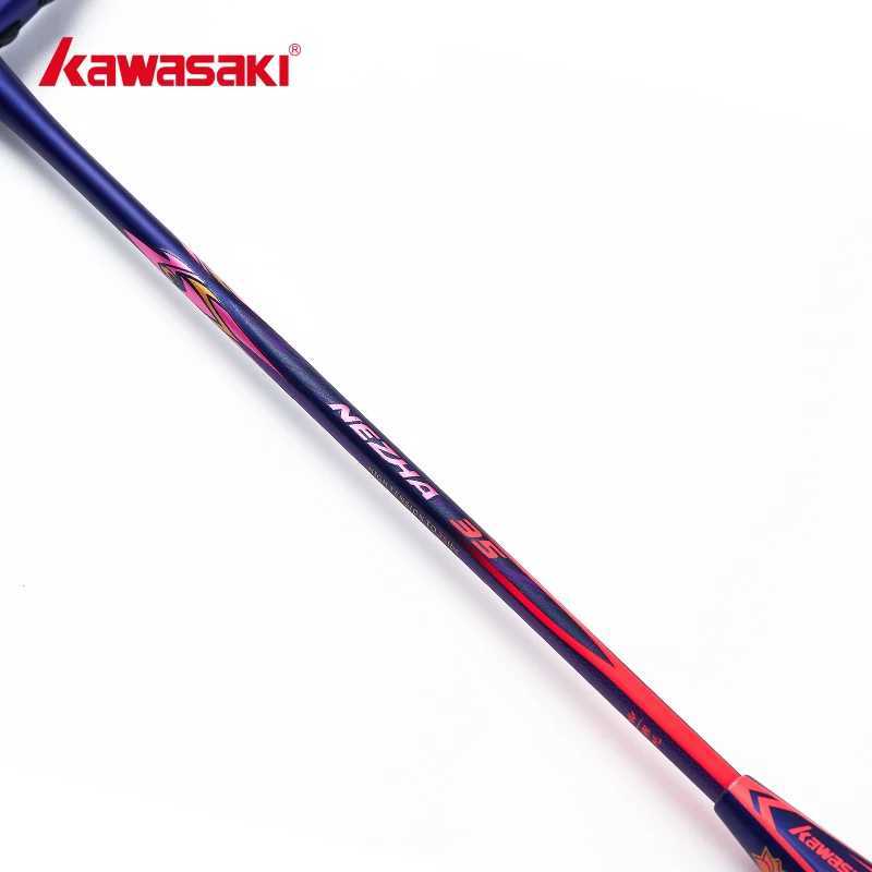 Kawasaki Badminton Racket Professional SuperLight 5U Offensive Type High Graphite Badminton Racket for Professional NeZha 35W241221