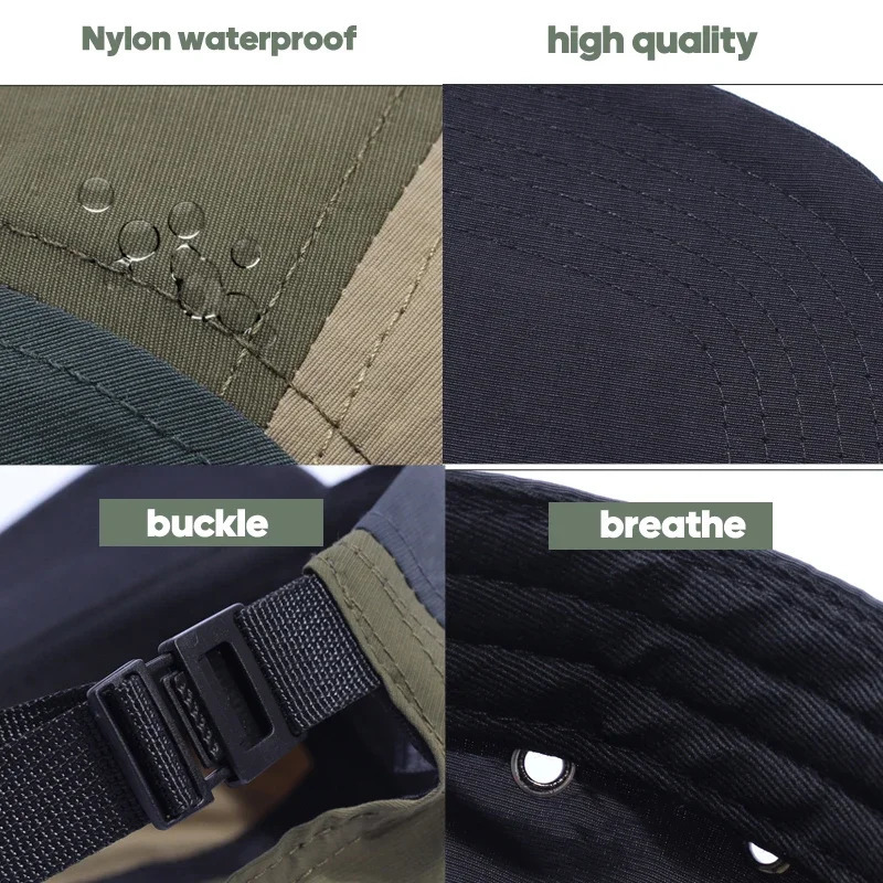 American Summer Hip Hop Mens Flat Baseball Hat Womens Hiking Camp Waterproof Hat Outdoor Sun Hat Fishing 5 Panel Hat 241220