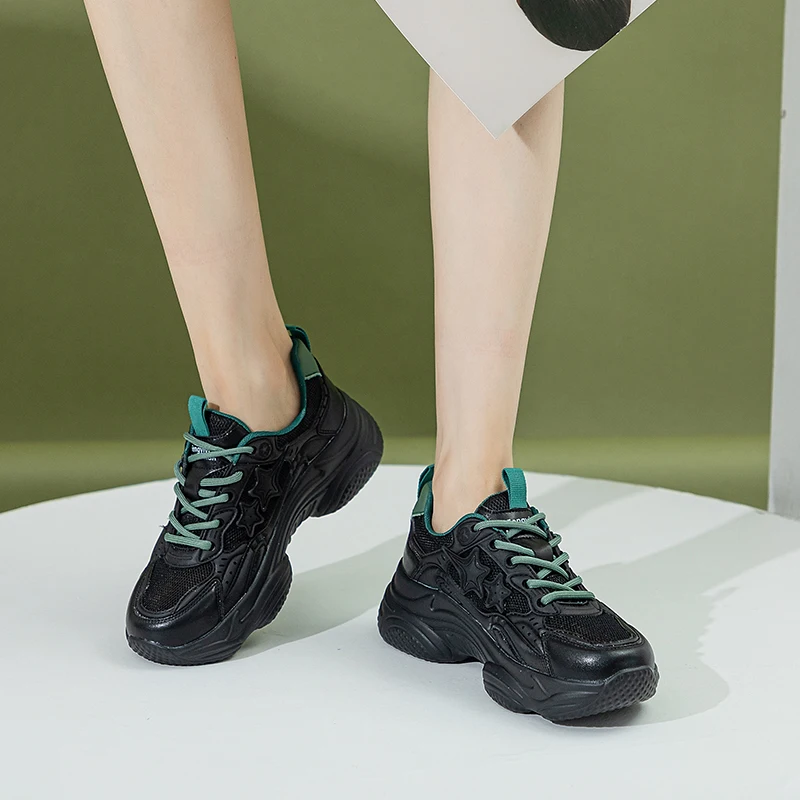 AIYUQI Sneakers Women Mesh Summer Breathable Women's Sneakers Casual Large Size Platform Women's Shoes