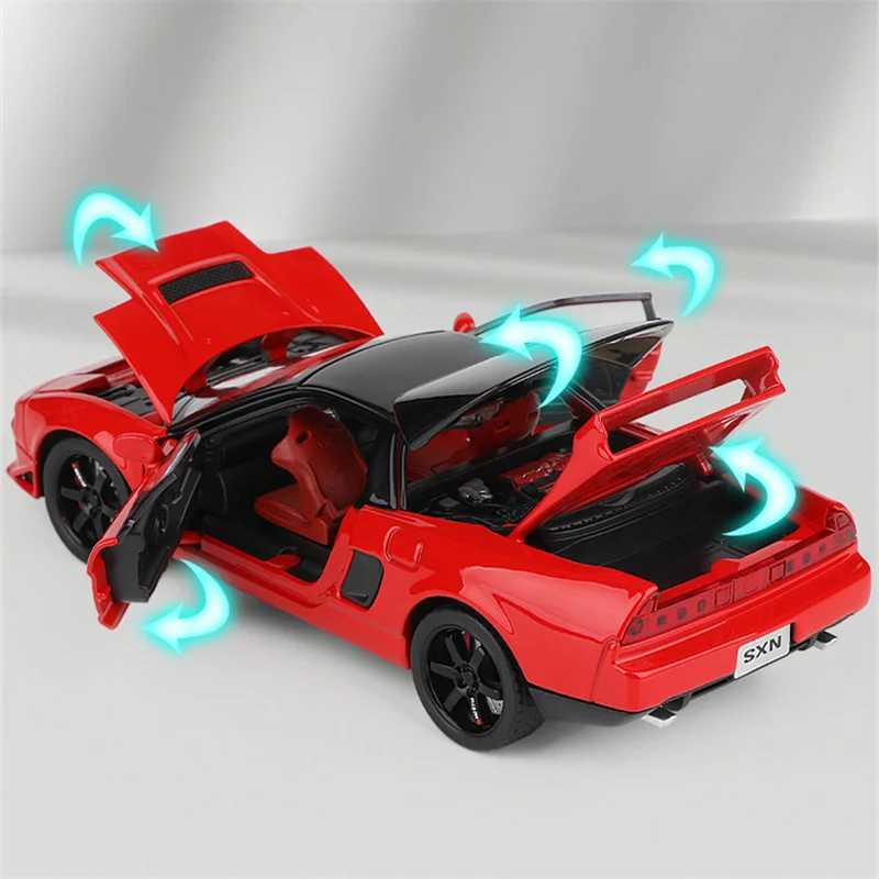 1 32 Honda Acura NSX NA1 alloy sports car model die-casting and toy car metal racing car model simulation sound light childrens giftXJ250407