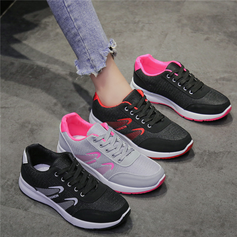 2025 free shipping Men Run Sneakers Lace up Walking Basketball Sports Road Running Shoes Student Casual Shoe