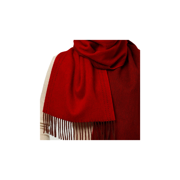 Exquisite fashion two-color British style ladies with warm scarf shawl fabric