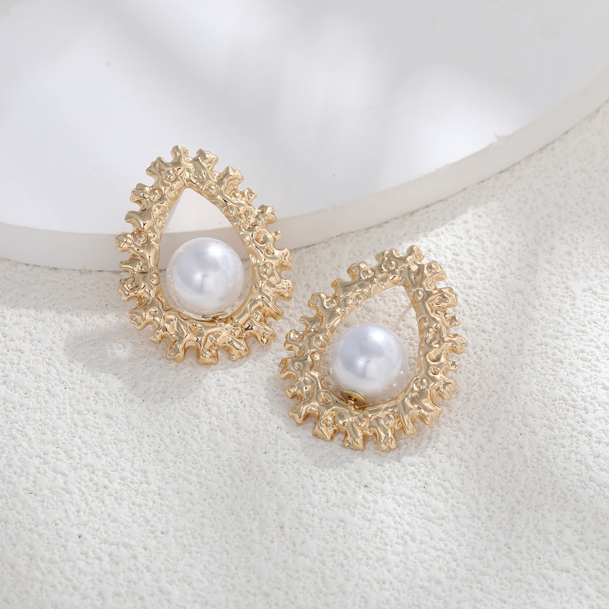Cluster Stud Crystal Gold Black Large Embellished Women Girls Evening Party Mid Affordable Earrings