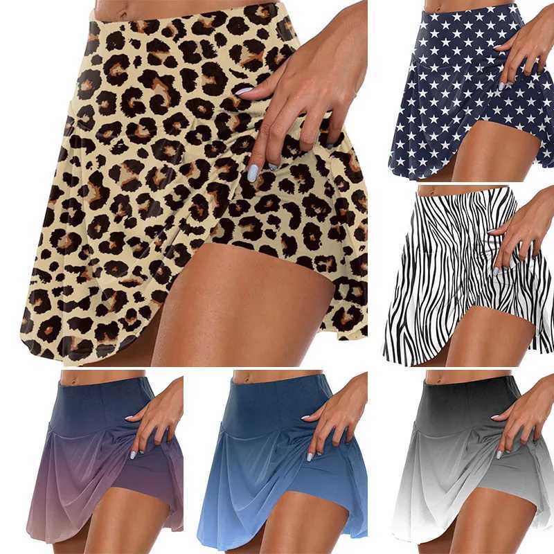 Dot Print Running Skirts Womens Sports Tennis Dance Fitness Quick Drying Polka Fe Active Athletic Yoga Fitness Shorts SkirtXJ241221