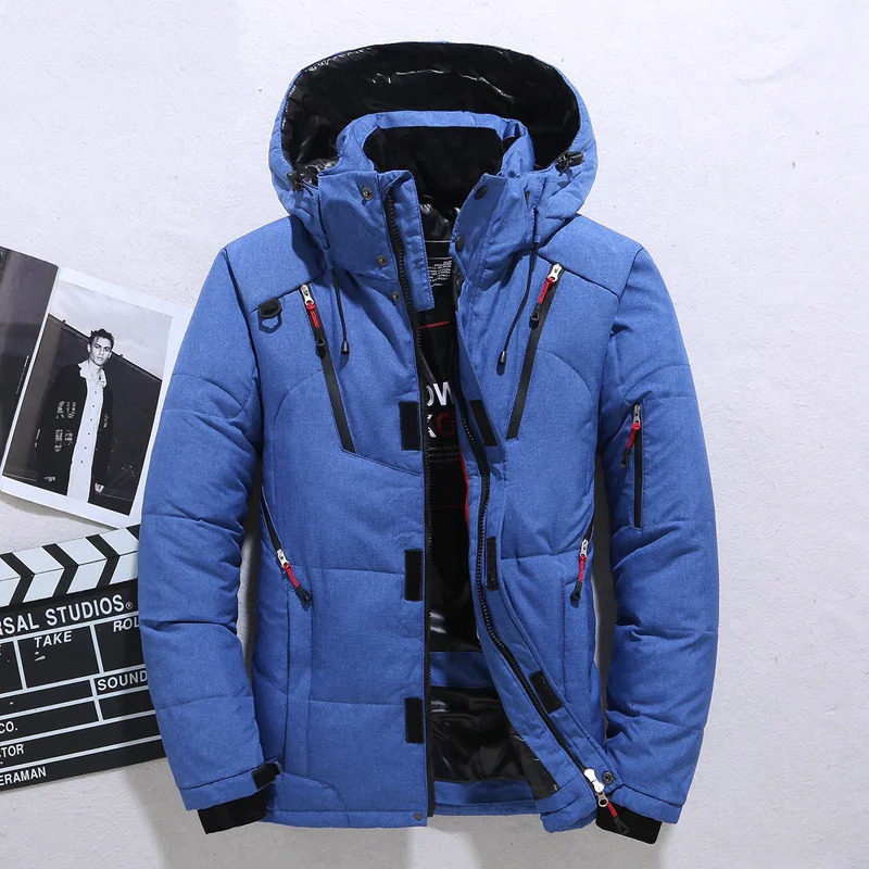 20 Degree Winter Parkas Men Down Jacket Male White Duck Hooded Outdoor Thick Warm Padded Snow Coat Oversized M4XL 241217