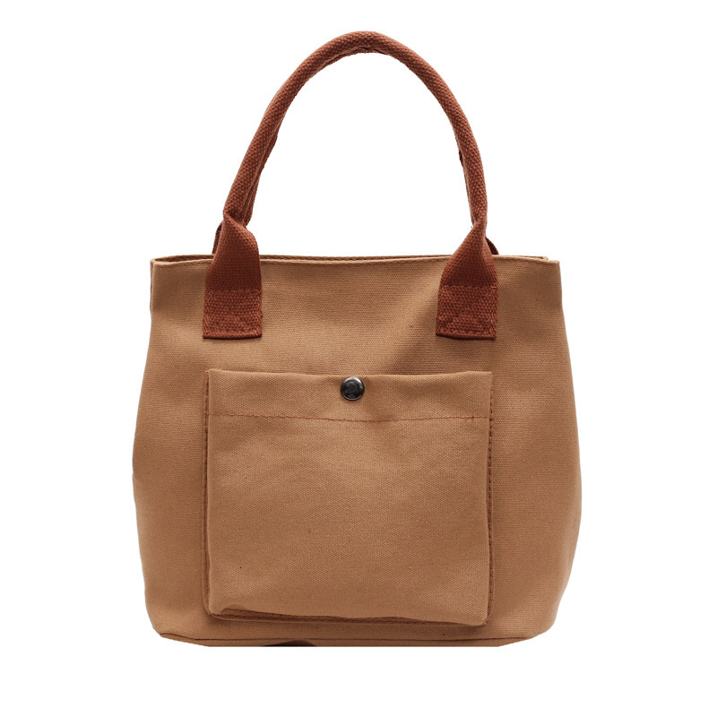 New Canvas Japanese and Korean Tote Women s Designer Handbag Cloth Small Cloth Rice Box Bag Single Shoulder Bag bag