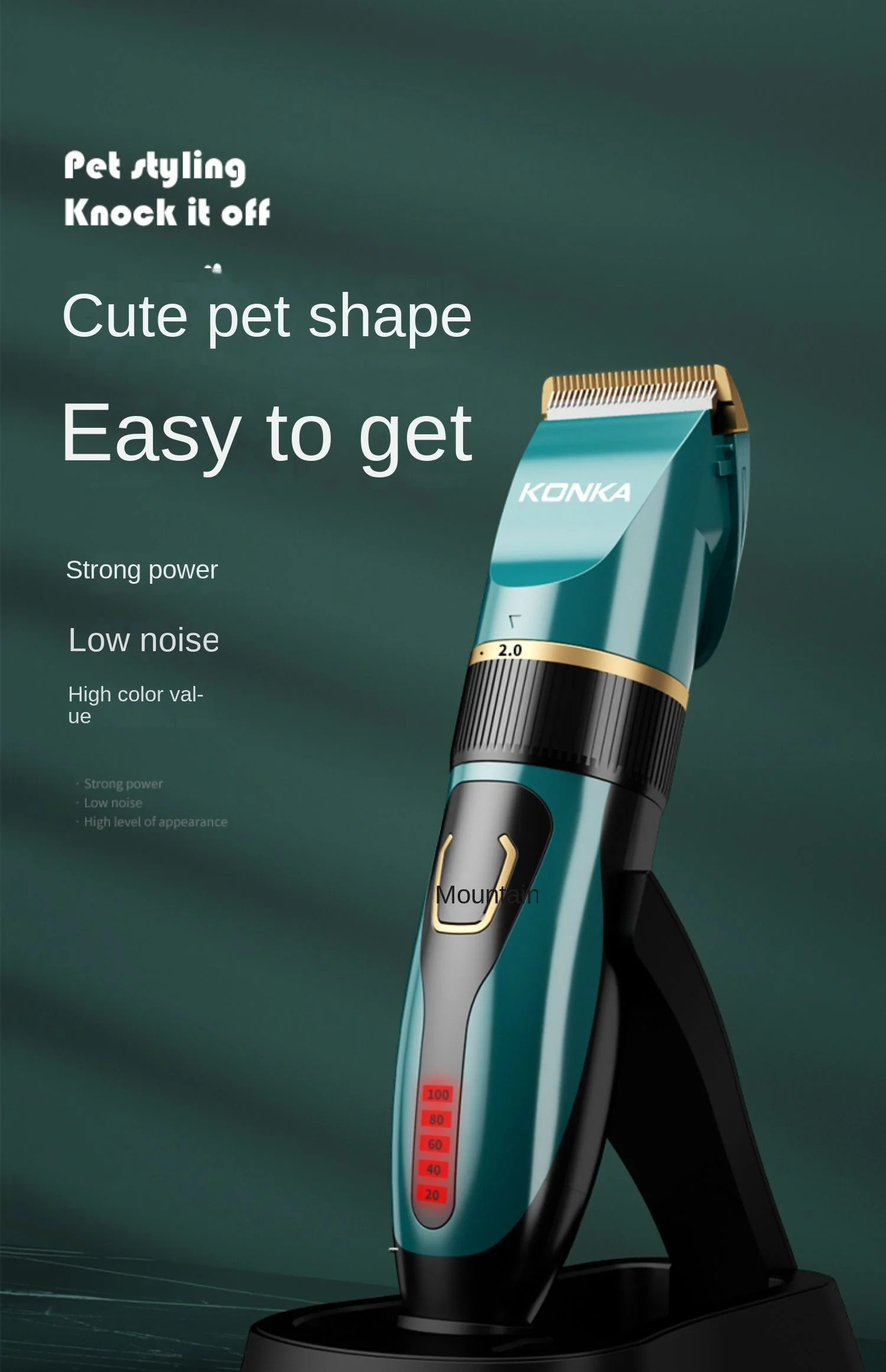 Dog Shaver Pet Electric Push Scissors