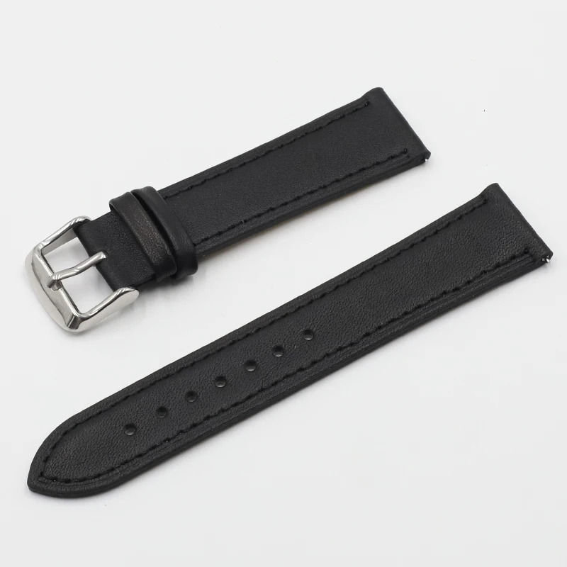High Quality Retro Watch Strap Band 18mm 20mm 22mm 24mm Leather Watchbands Gray Black Brown Blue for Men Watch Accessories 241220