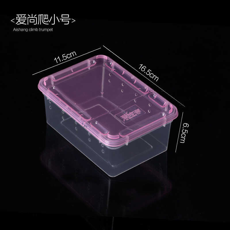 Other Pet Supplies Climbing pet feeding box turtle tank with sun terrace to avoid spiders crabs horned frogs palace keeping box snail climbing pet fee