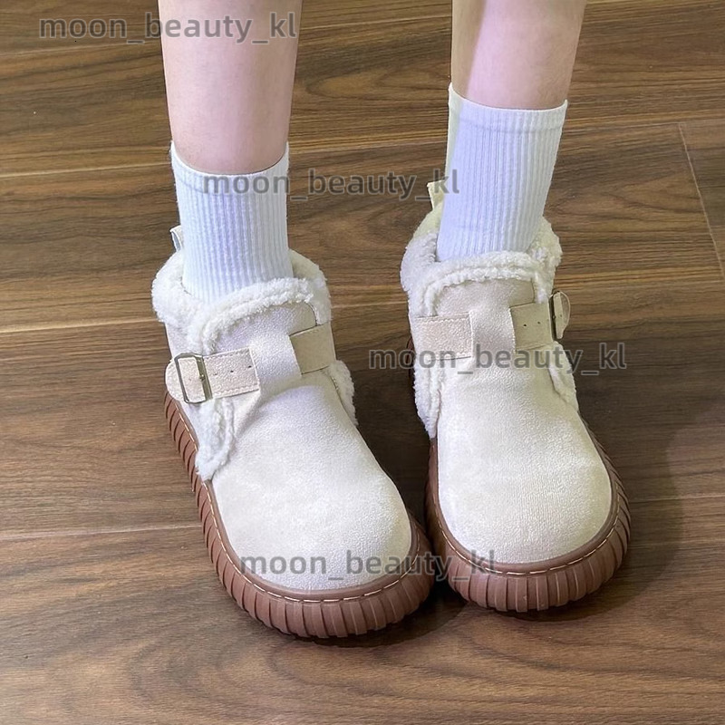 Designer Boot Fashion Snow Boots For Women Booties In Winter With Thickened Fleece 2024 New Cotton Boots Versatile Warm Cotton Shoes 508