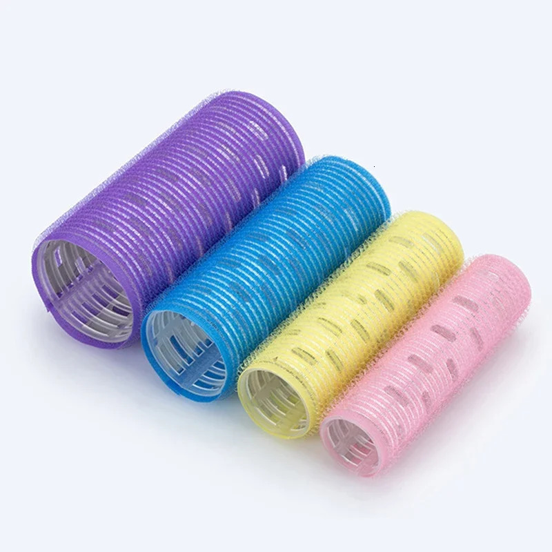 12pcs/set Aluminum Core Extra Long Hair Rollers Big Wave Magic Nylon Curlers Air Bang Self Grip Hair Root Clips Rods 108mm 1876 241220