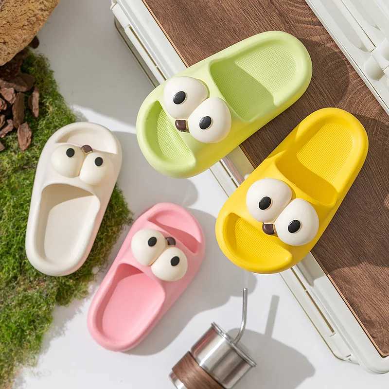 Slipper Summer Aged 1-5 Childrens Slippers Cute Cartoon Puppy Sandals For Boys Girl Flip Flops Non-Slip Toddler Home Kids Garden Shoes H241217