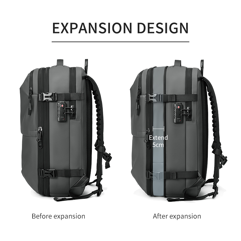 Men Travel Vacuum Compression 17 Inch Laptop Business Large Capacity School Backpack Expanded Hiking Backpack 01