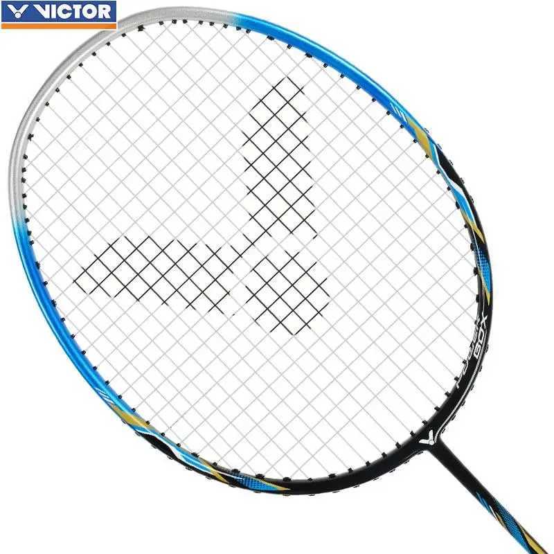 Victor CHA 9500 S/9500 carbon fiber badminton racket 3U/4U offensive 6.8mm shaft string badminton racketW241221