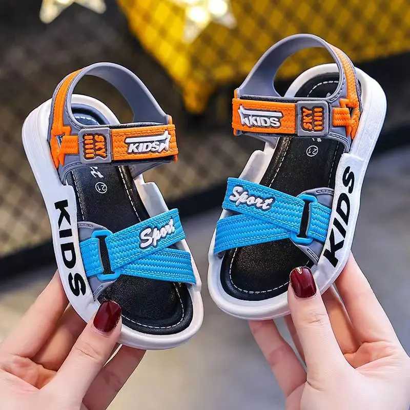Sneakers Boys Trendy Open Toe Breathable Sandals Comfy Non Slip Durable Soft Sole Beach Water Shoes For Kids Outdoor Activities H241221