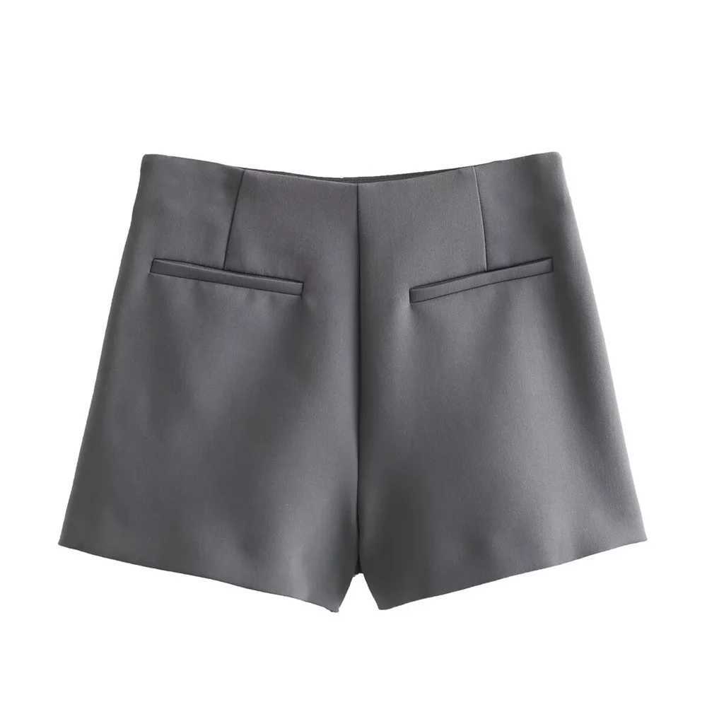 2024ZAR * Spring/Summer/Autumn New European and American Womens Fashion Versatile Buckle Asymmetric SkirtsXJ241221