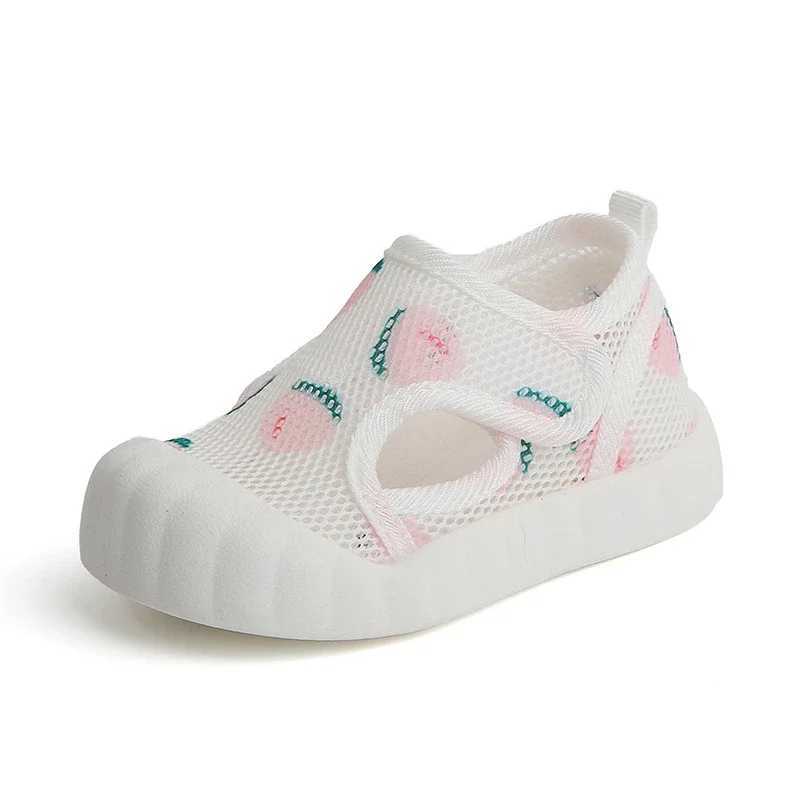 Sneakers Childrens mesh shoes childrens sandals unisex casual shoes anti slip breathable soft sole first step shoes baby lightweight shoes H241221