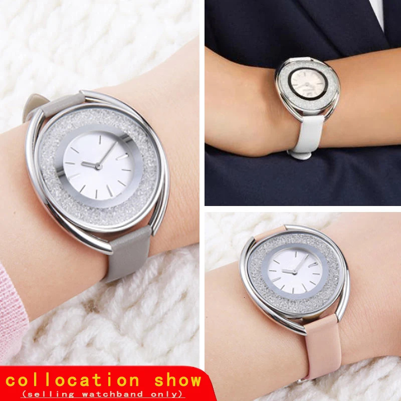 Genuine leather strap For 5158517/5158544/5158972 WatchAccessories Fashion bracelet 12mm Small Size Watch strap female 241220