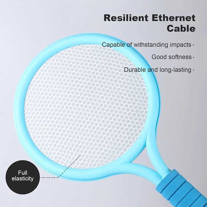 Childrens badminton racket set lightweight childrens tennis badminton toy childrens tennis racket with ball family gameW241221