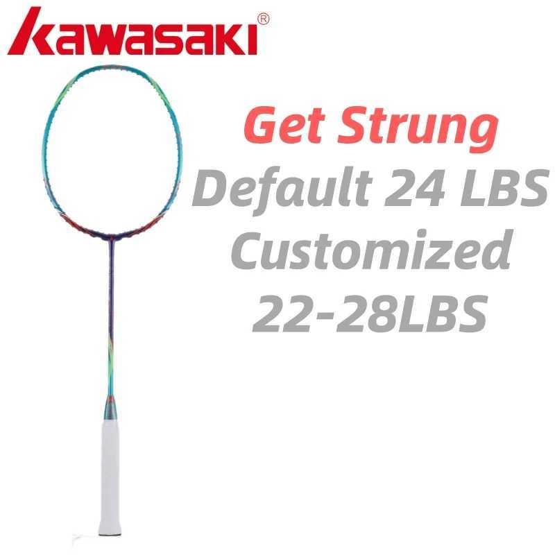 2022 Kawasaki Badminton Paddle Professional Attack Paddle 8-28LBS 00% Graphite Badminton Paddle T-JOIN POWER 4U PaddleW241221