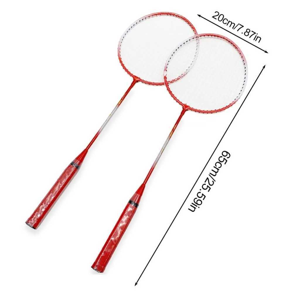 Professional badminton racket shutter and carrying bag set double badminton racket set indoor and outdoor speed sportsW241221