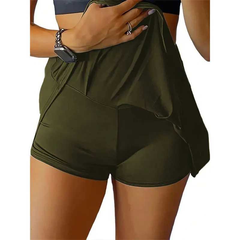 Tennis Skirt Casual Sport Shorts Skirts Running Shorts Women Summer Breathable Sweat Shorts Sexy High Waist Short Pant OutdoorXJ241221