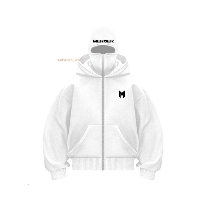 Double Hooded Zipper Cardigan Men Women Winter High Street Loose Couple Jacket Ins New Tide Letters Embroidery Sports Hoodie