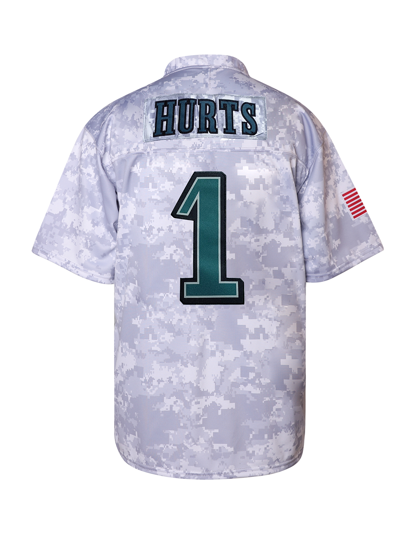 Mens Football Jersey 1 HURTS 26 BARKLEY 62 KELCE V-Neck Sports Top with Alphabet Pattern Casual Breathable Knit Fabric Four Seasons Party & Sports Occ
