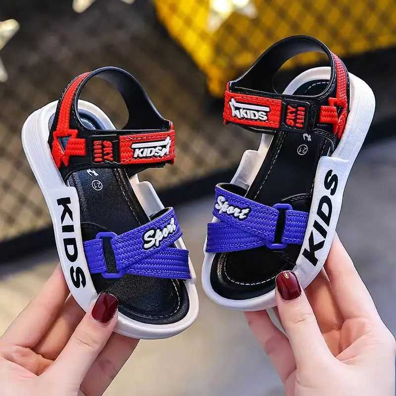 Sneakers Boys Trendy Open Toe Breathable Sandals Comfy Non Slip Durable Soft Sole Beach Water Shoes For Kids Outdoor Activities H241221