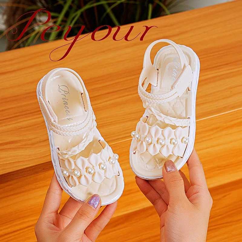 Sneakers Trendy Cute Solid Color Open Toe sandals are suitable for girls breathable lightweight and durable sandals suitable for all seasons H241221