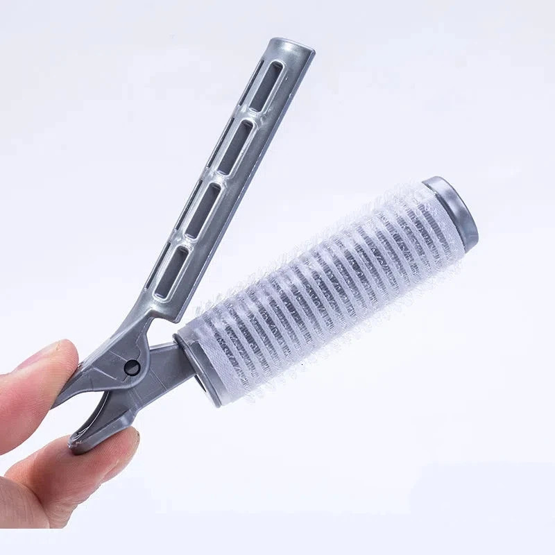 14Pcs Bangs Hair Root Fluffy Hair Clips Plastic Self-adhesive Hair Lazy Rollers Women Curling Barrel Salon Hair Coloring Supply 241220