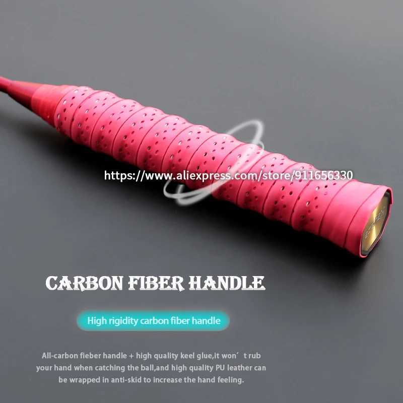 Training heavy-duty 00% carbon fiber badminton racket G4 high tension 34LBS professional 20G 50G 80G 20G attack racket bagW241221