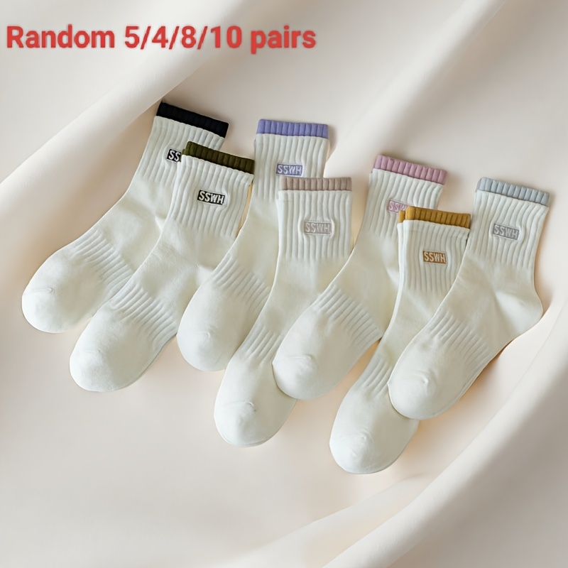 Stylish Double-Twist Fabric Women's Tights - Seasonal Pack of 5 Comfortable Layering Options hot-sale