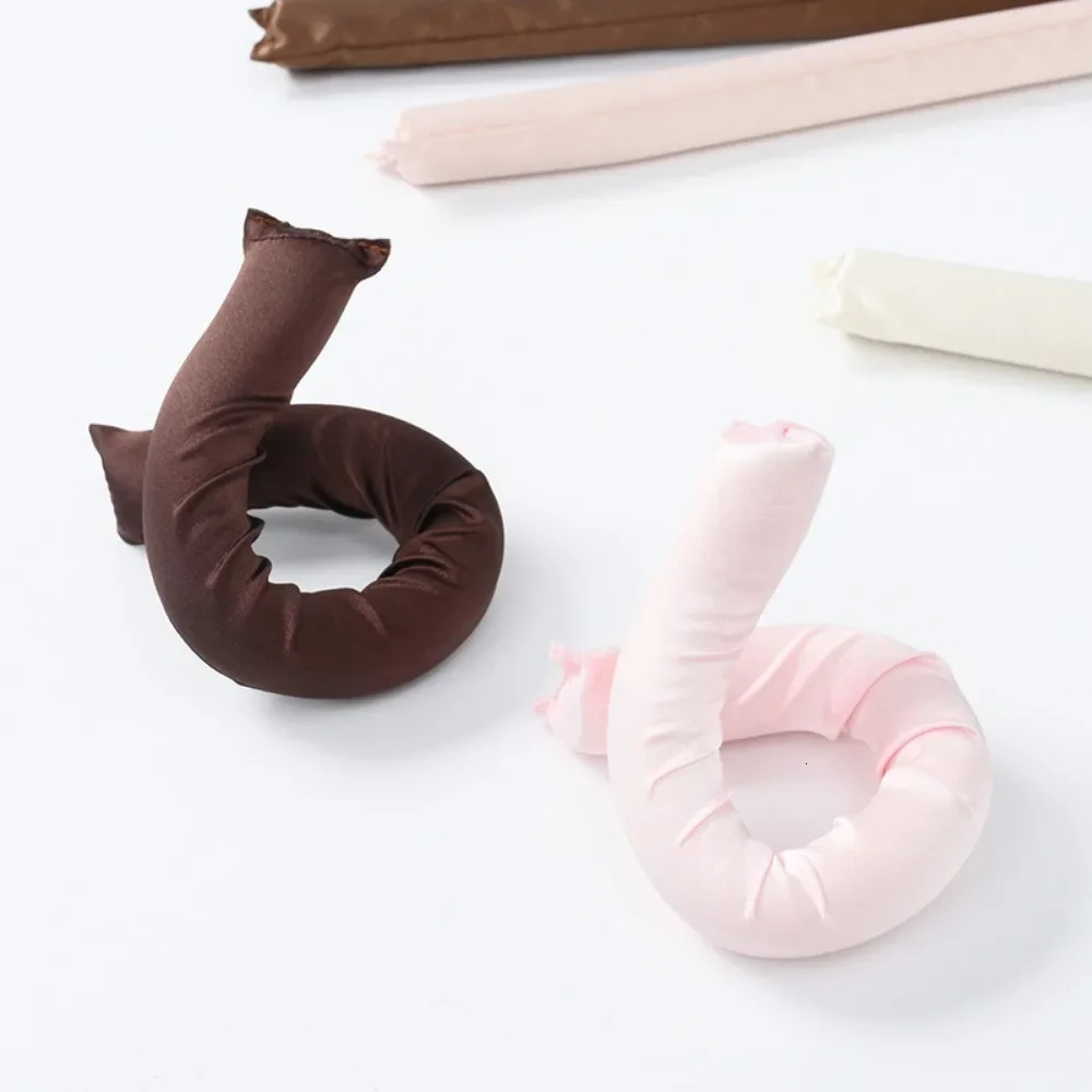 6 PCs/Set Heatless Curling Rod Soft Sponge Hair Curler Roller Foam Bendy Twist Curls Tool DIY Hair Styling Hairdressing Tools 241220